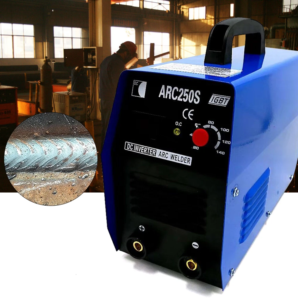 

ARC-250S 250-Amp Electric Stick Welder MMA ARC Inverter IGBT DC Welding Machine