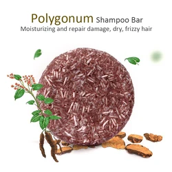 PURC Dye Shampoo Soap for Hair 60G Gray Hair Darkening Anti Dandruff Repair Damage Solid Shampoo Bar Hair Care