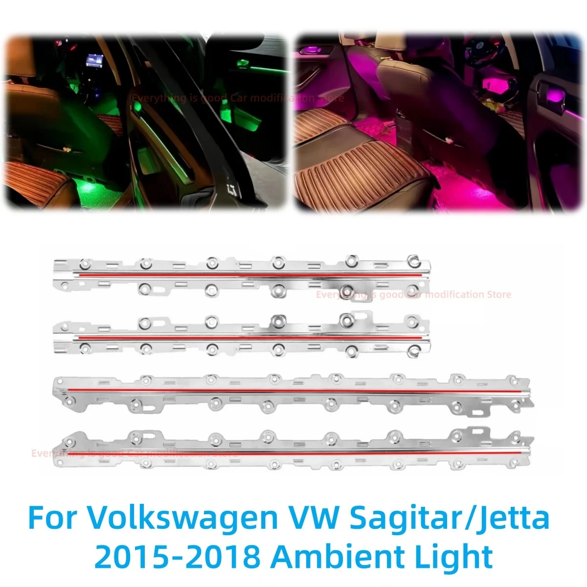 For Volkswagen VW Sagitar/Jetta 2015-2018 LED Ambient Light Automotive Interior Lighting Upgrade Car accessories Atmosphere lamp