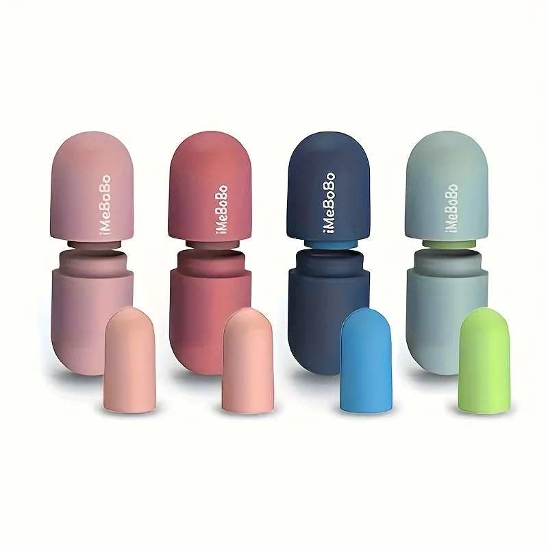 

1 Pair of Multi-Color Reusable Soft Sleep Earplugs, Lightweight and Slow Rebound for Comfort in Study & Travel