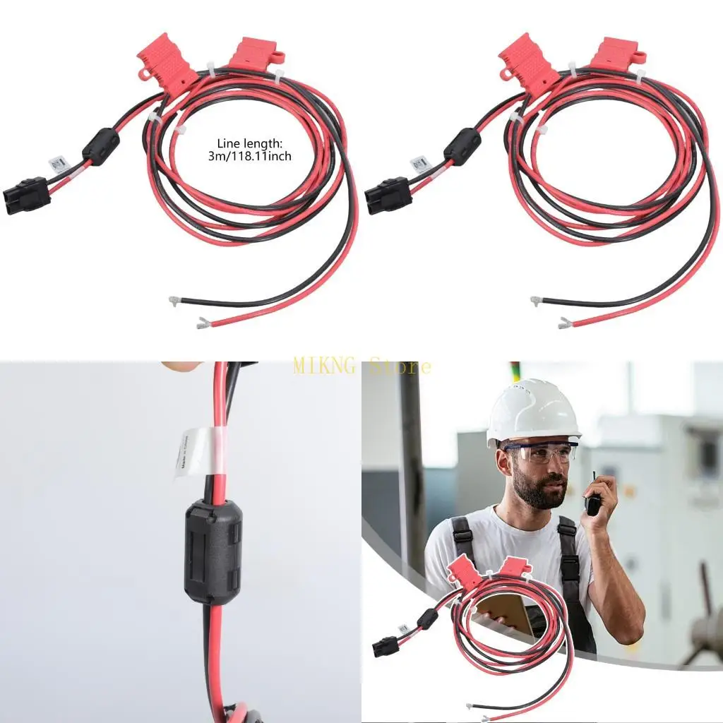 ملحقات الراديو اتجاهين استبدال سلك كابل إمداد الطاقة لكابل الطاقة R8200 SLR5000 XPR8300 XPR8400 PMKN4167A أفضل بيع #1