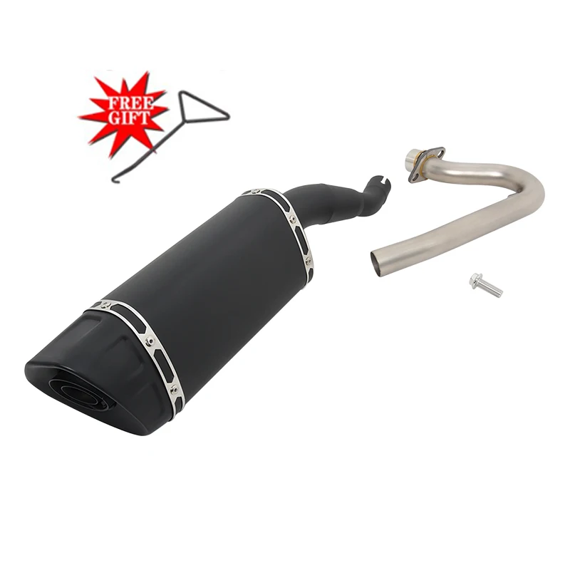 Slip Op Voor Italjet Dragster 200 125 Motorfiets Uitlaat Front Link Pijp Uitlaat Motocross Espace Voor Italjet Dragster 200 125