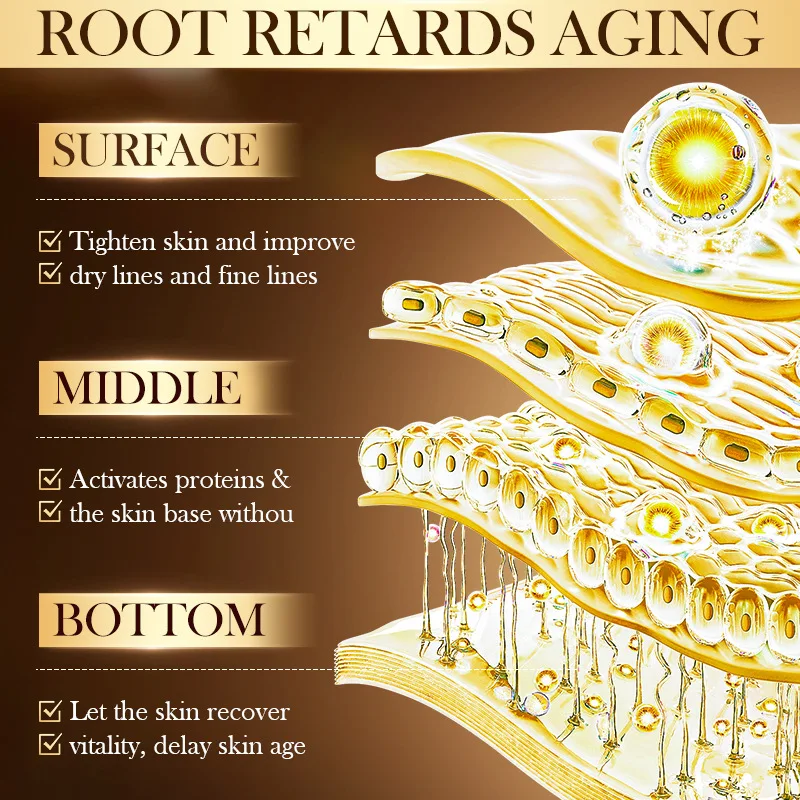 Rimozione istantanea delle rughe Crema Retinolo Viso Anti-età Rassodante Lifting Dissolvenza Linee sottili Migliora la pelle Idratare Illumina la