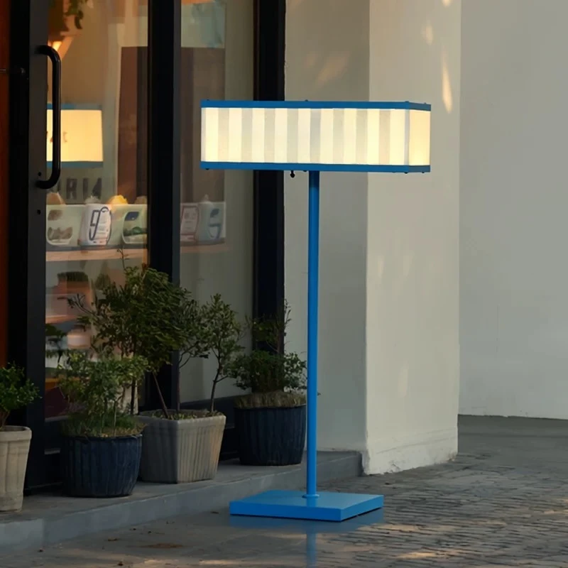 Korean charging vertical, coffee shop, store movable outdoor floor-to-ceiling luminous signs