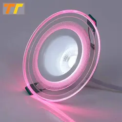 LED 3 Colors Change light by switch Downlight 9W 16W Ceiling Recessed Home Ambient Spotlight AC220V 230V
