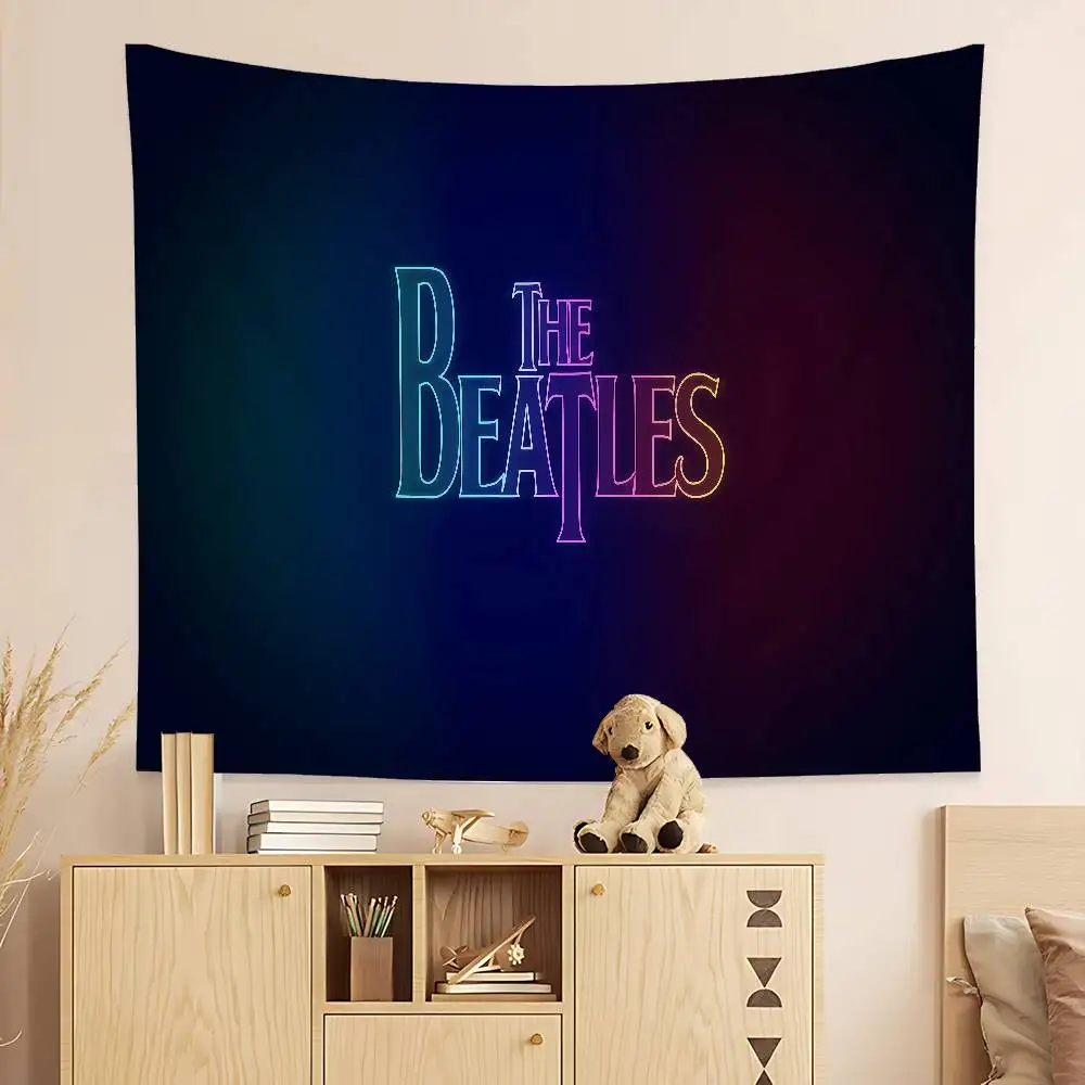 T-The-B-Beatles Rock Band Hanging Bohemian Tapestry Hanging Tarot Hippie Wall Rugs Dorm Wall Hanging Home Decor
