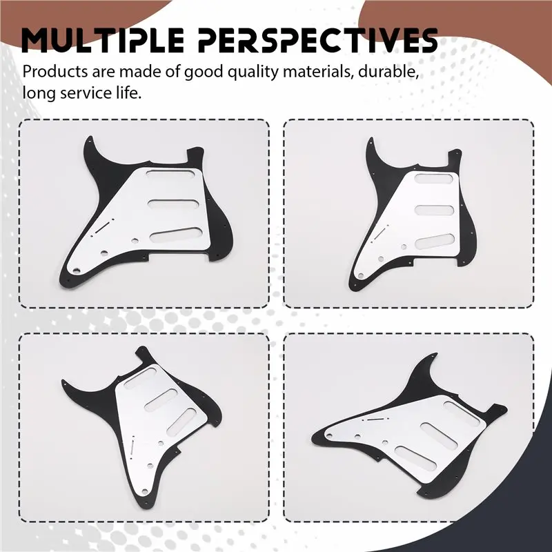 A07T-For Fits For Fits American Standard ST Guitar Guard 11-Hole SSS ST Electric Guitar Pickguard 11-Hole Vintage ST Style