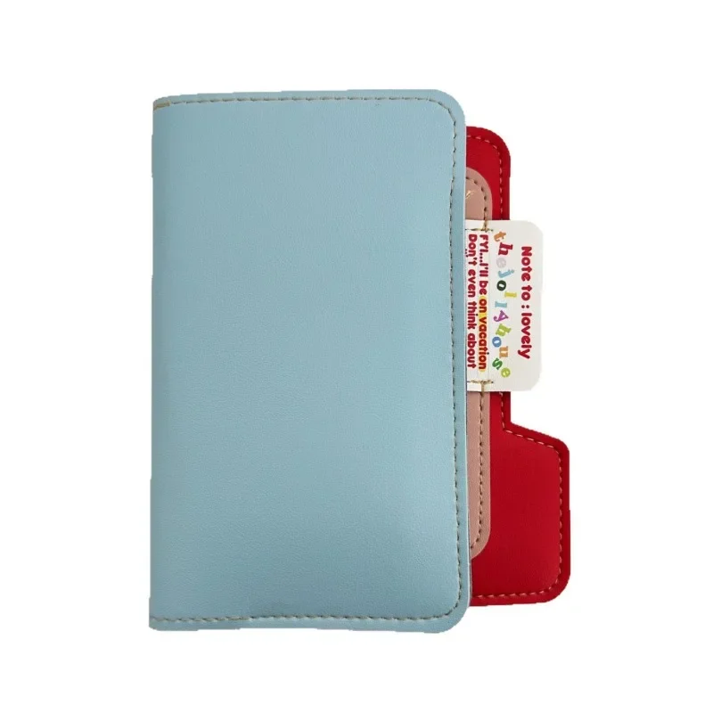 

Multi-Function Ins Color Block Passport Holder Travel Wallet Card Pouch ID Document Organizer with Ticket Slot for Men Women