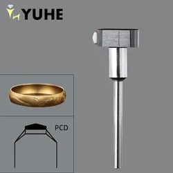 YUHE Flywheel PCD Diamond Jewelry Ring Making Tools Engraving Shank Cutting Tool Gold Silver Jeweler Milling Cutter