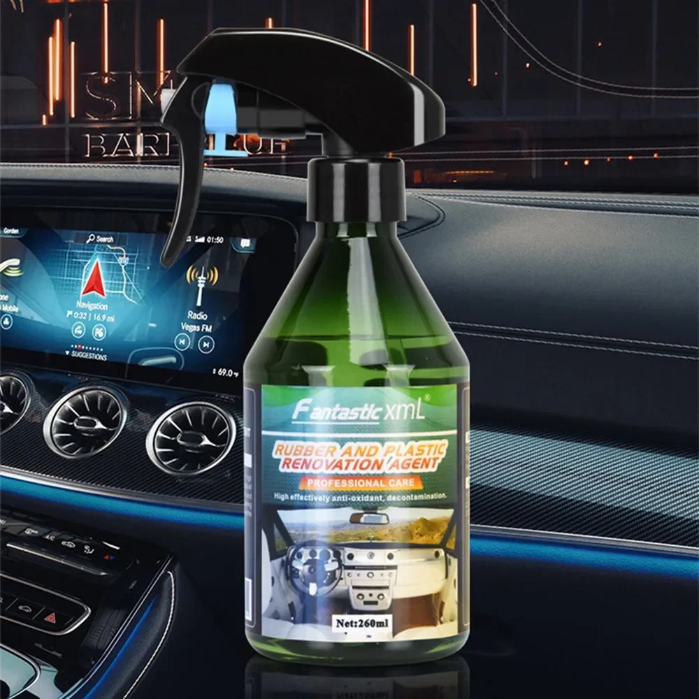 Plastic Restore Super Shine Car Interior Cleaner Non-greasy Long Lasting Maintain Gloss Auto Detailing Quick Coating Protection