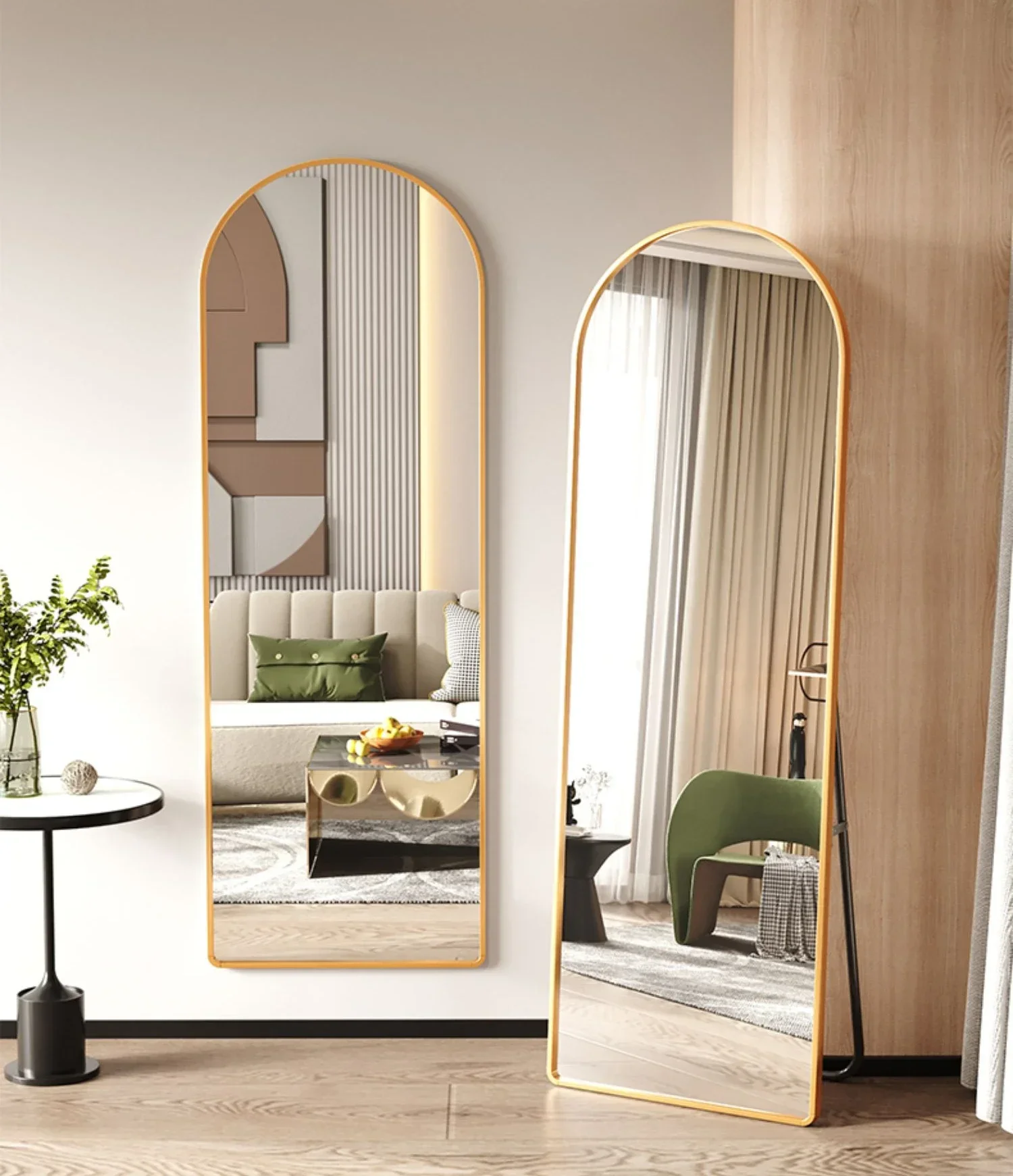 

Dressing mirror, girl's dressing mirror, bedroom wall-hanging, three-dimensional fitting , home floor-to-ceiling