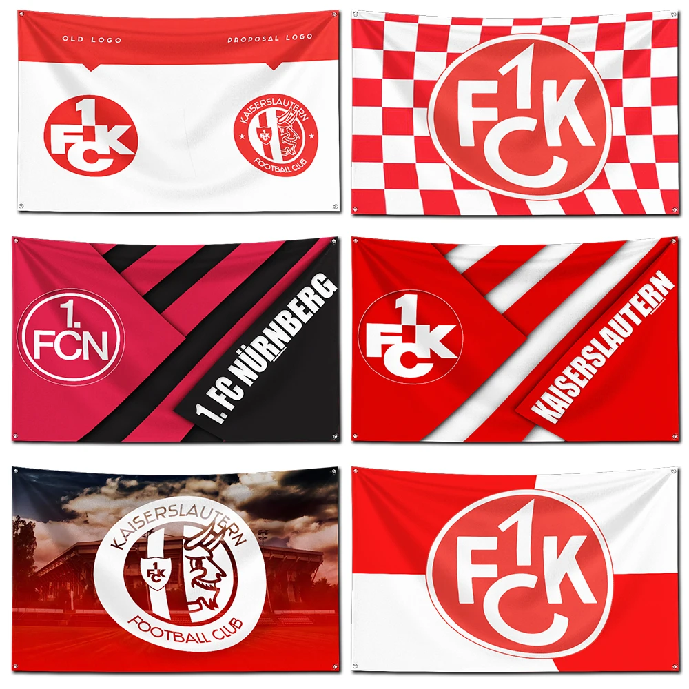 3x5 ft kaisers lauterns Flagge Deutschland 1. fc Fußball Fußball verein Flagge Polyester Digitaldruck Banner Wand kunst aus Dekoration