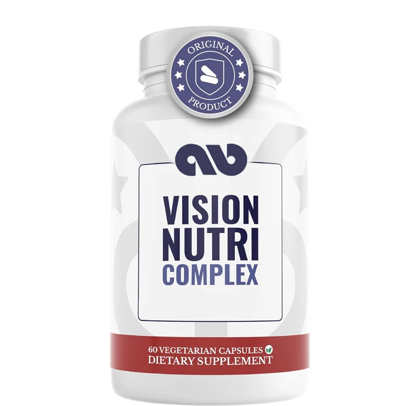 Vision Nutri Complex - Eye Vitamins Containing Lutein and Blueberry - Male and Female Eye and Vision Health -60 Capsules