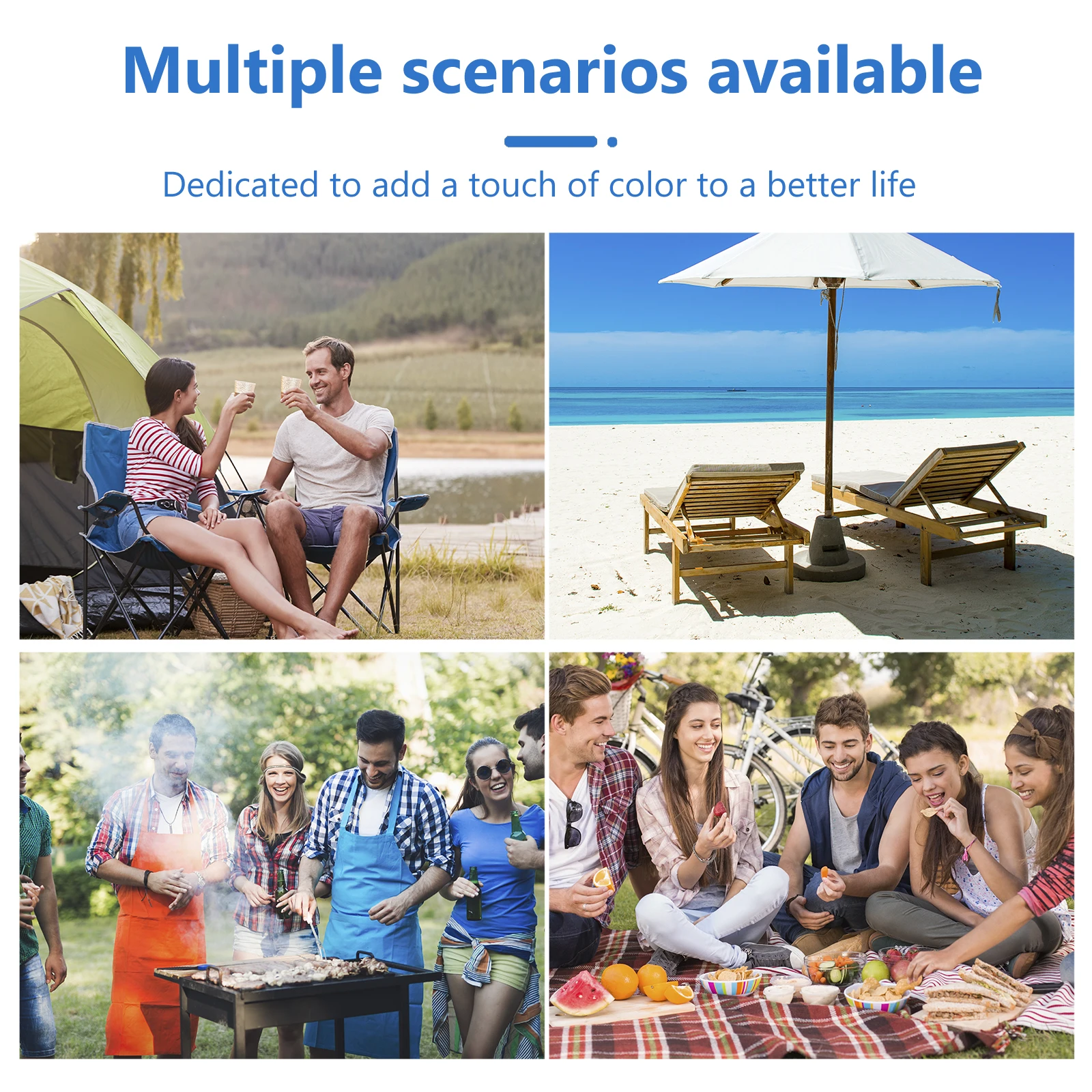 

2Pcs Durable Folding Picnic Mat Bright Colors Easy to Find Family Friends Suitable for Camping Yoga Picnics Outdoor Picnic Mat