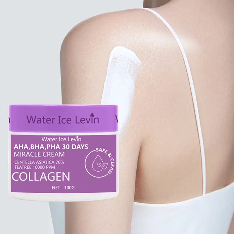 Crema Milagro 30 Días de Invierno - Complejo AHA BHA PHA y 70% Centella Asiática, Té de Árbol y Colágeno, Renovación e Hidratación de la Piel