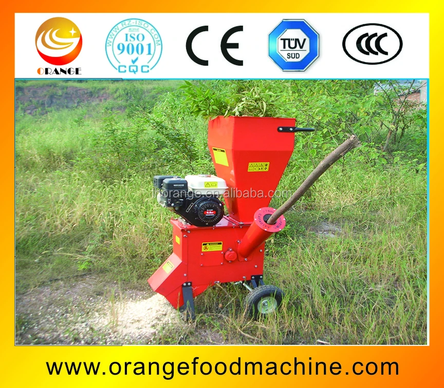 Garden leaf mulcher shredder mulching chipping machine