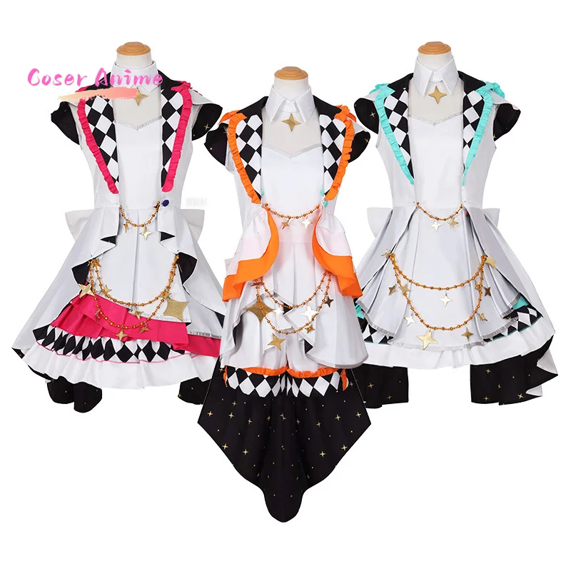 

Game Project Sekai Colorful Stage! Kagamine Rin Cosplay Costume Uniform Halloween Carnival Party Christmas Play Role Clothes Clo