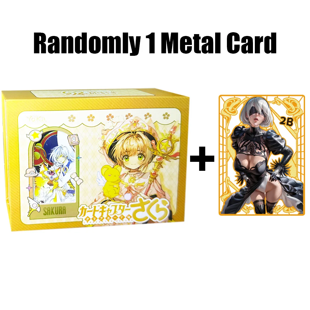 2024 Новый Captor Sakura Goddess Story Card Booster Box Bikini Packs Pr Полный набор игровых карт Настольная игрушка для мужчин Хобби Подарок