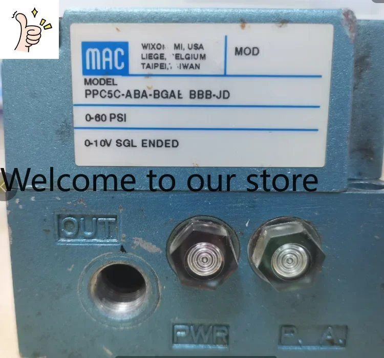 2026.4 American MAC Solenoid Valve Proportional Valve PPC5C-ABA-BGAB-BBB-JD Original Genuine Free Shipping Order