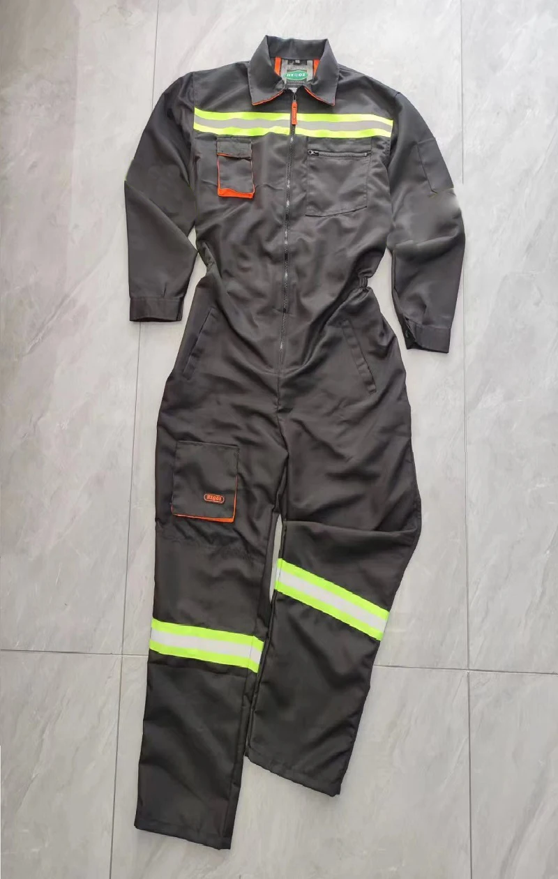 Macacão de trabalho uniformes de ferramentas homens hi vis macacão de trabalho terno de soldagem oficina de reparo de carro macacão mecânico roupas de trabalho 5xl