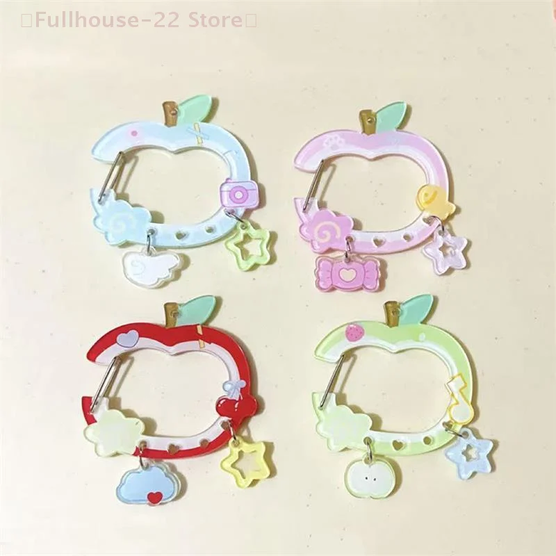 【MAX-22】Karabiner mit Sternwolken-Anhänger, Bergsteigen, Schnalle, Acryl-Schlüsselanhänger, Mehrzweck-Schlüsselanhänger, Haken, Tasche, zum Aufhängen, Geschenk