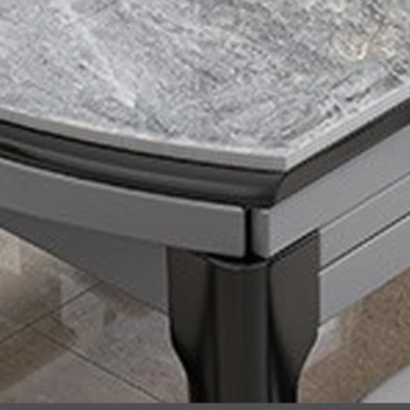 Dinning Tables Sets Elegant Dining Designer Coffee Table Oval Sedentary Round Restaurant Room Mesa Plegables Kitchen Ceramic