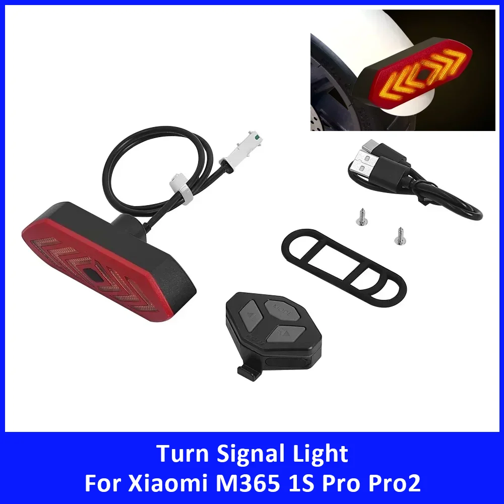 

Remote Control Turn Signal Light for Xiaomi M365 1S Pro Pro2 Electric Scooter Accessories LED Warning Lamp Fender Turn Taillight