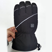 2022 New Design Winter Warm Skiing Motorbike Snowmobile Rechargeable Battery Electric Heated Gloves