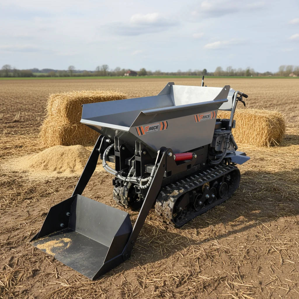 

Customize Remote Control Rubber Track Dumper 500kg Agricultural Crawler Tipper