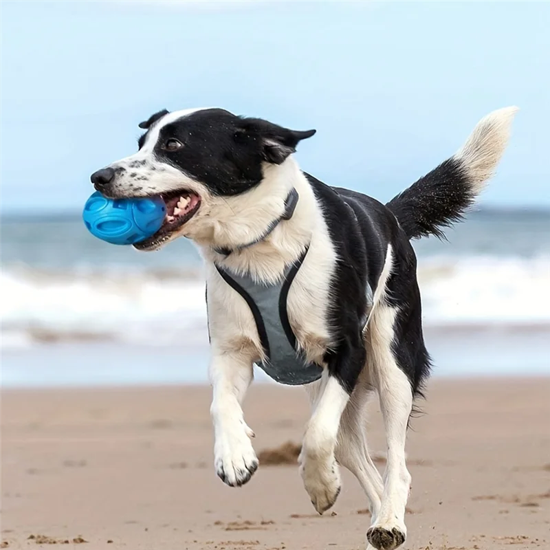 

Pet Dog Rubber Squeeze Ball For Aggressive Dogs Who Like To Chew, Chew-Resistant Football-A21R