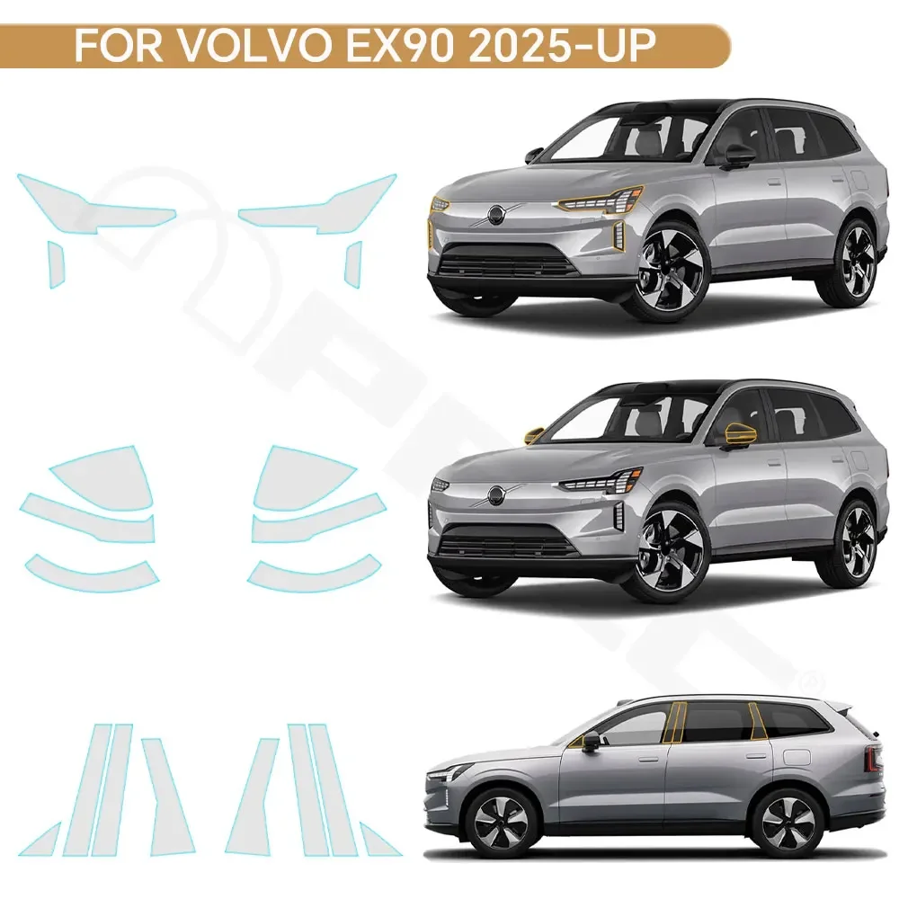 

Для Volvo EX90 2025 Polestar 3 автомобильный центральный контроль навигации инструмент экран защитная пленка внутренняя наклейка ТПУ PPF