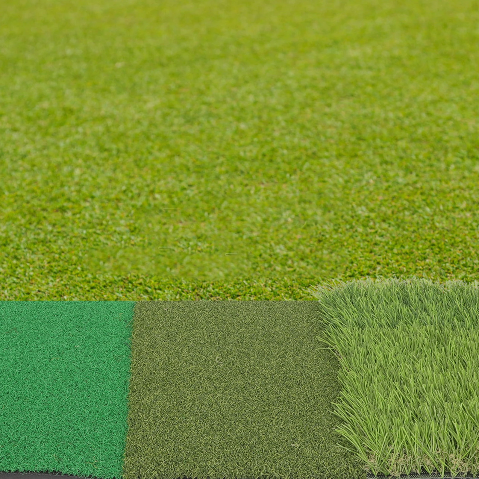 

Pad Real Turf Feel Golf Mat Golfs Impact Golfers of All Levels Nylon Artificial Practice Beginner