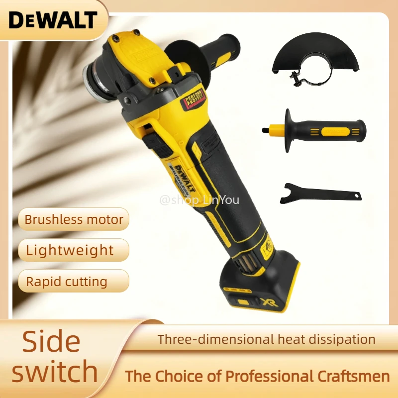 DEWALT DCG409 meuleuse d'angle sans fil 20V moteur sans brosse Machine de découpe 9000 tr/min 125mm polisseuse Portable sans fil outil électrique