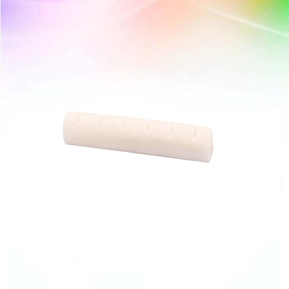 

5 Pcs Guitar Ox Bone Pillow Slotted Nuts Instrument Accessory for Oxen Parts Bones