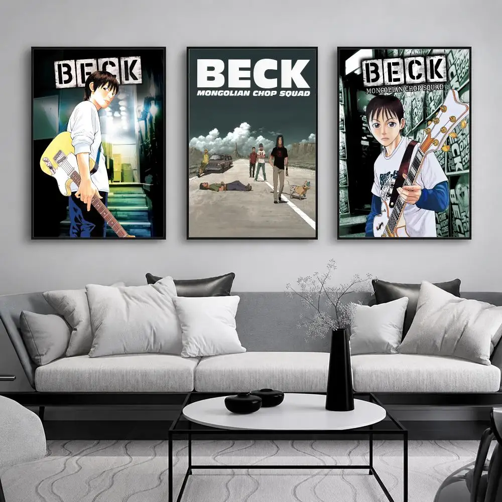 Music Anime B-Beck Mongolian Chop S-Squad Poster Wall Art Print Sticker for Bedroom Living Room Dorm Office Modern Home Decor