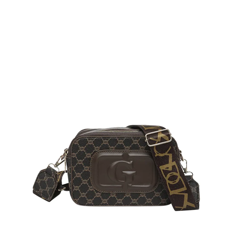 2025 Новая модная ретро-мода с широким плечевым ремнем, трендовая сумка через плечо на одно плечо, повседневная темпераментная универсальная женская сумка