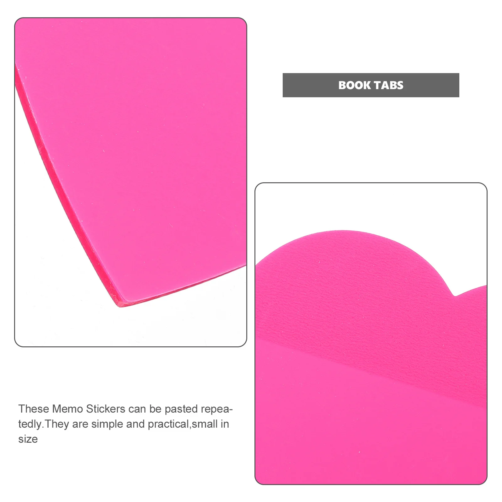 

Heart-Shaped Memo Pads Portable Self-Adhesive Note Stickers For School Office Home Use Compact Daily Reminder Notepad