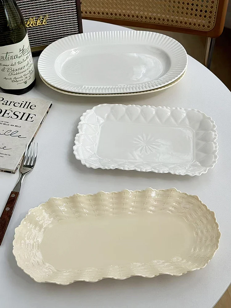 anmu-liangpin-cerc-fi-plate-vintage-heavy-du-lace-design-oval-large-western-dining-diware-practical-kitchen-utensil