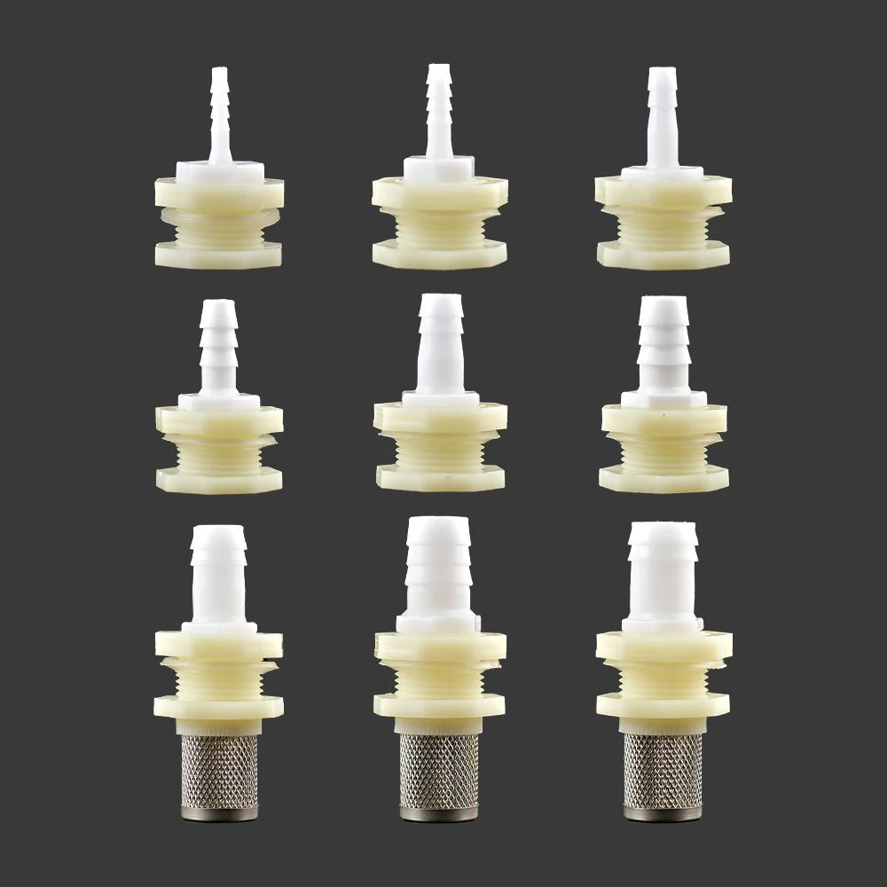 1pc Barb Tail 4/6/8/10/12/14/16/18/20mm Water Connector With ABS 1/2\