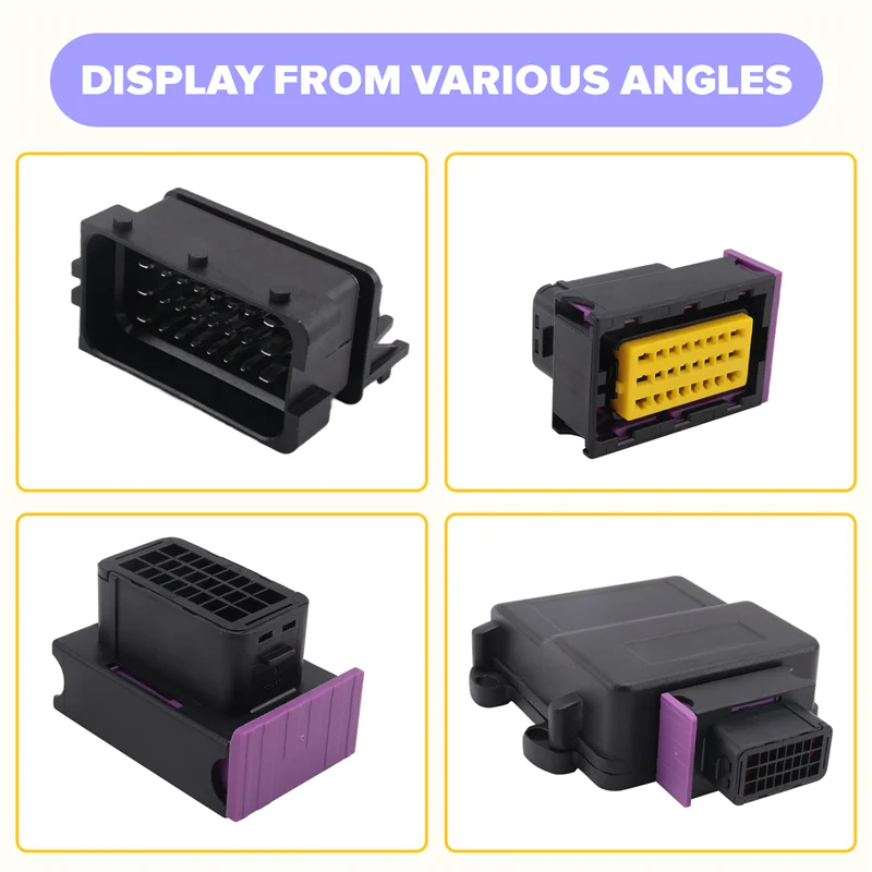 

Автомобильный двигатель, автомобильный контроллер, разъем печатной платы, 24-контактный ЭБУ, соответствующий корпусу из алюминиевого сплава
