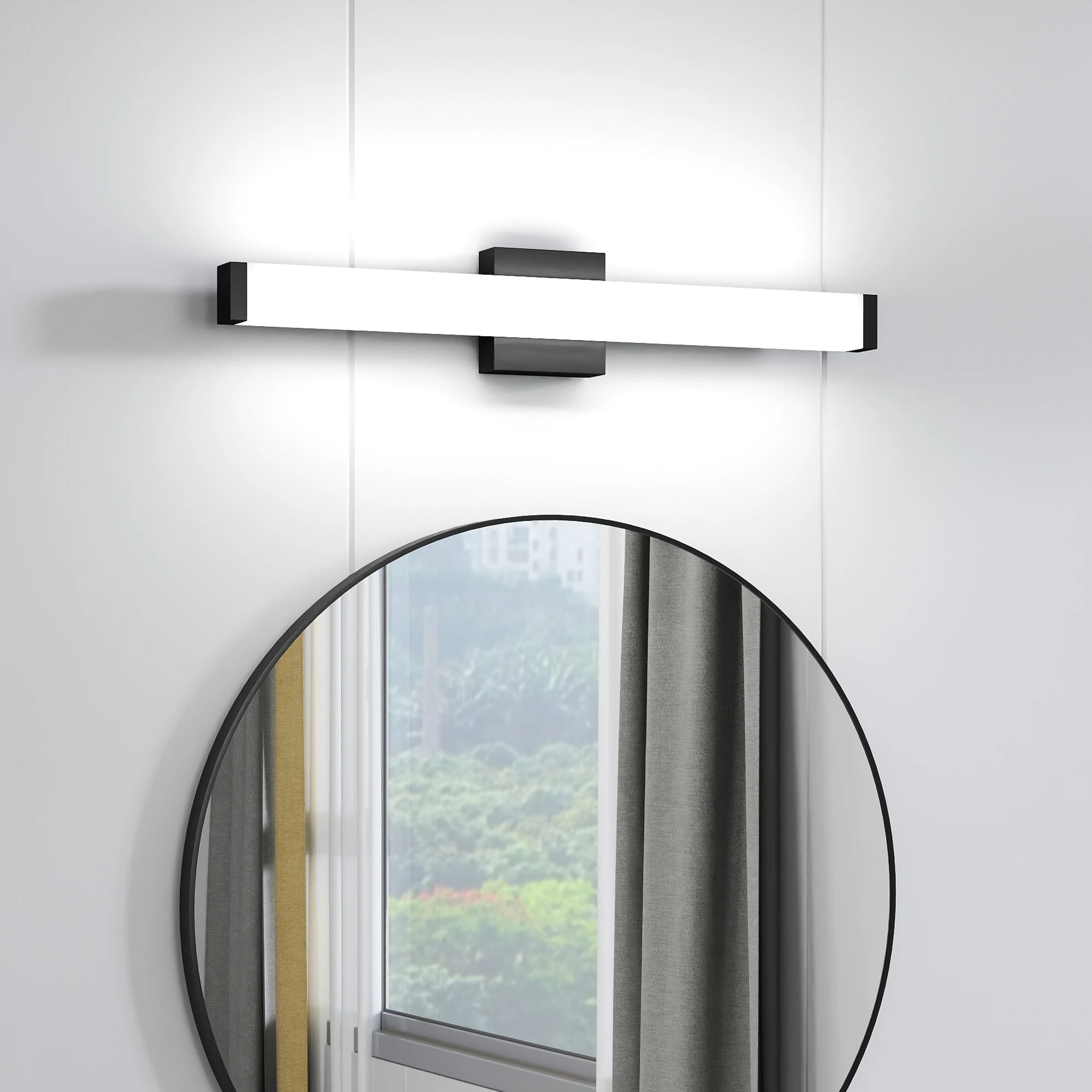 L002016-L630-W1B/C Modern Style Mirror Front Light, Energy-Saving, Waterproof, Rust-Proof, Electrical Safety Certified, Suitable for Bathroom Vanity, Led Light Source, Dimmable, Simple Design