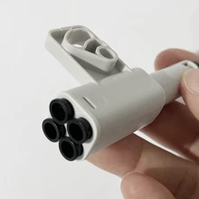 For Bambu Lab 3D P2S X1C P1S P1P H2D printer Part 4-in-1 PTFE Adapter material pipe expansion port AMS connect 4 feeding modules