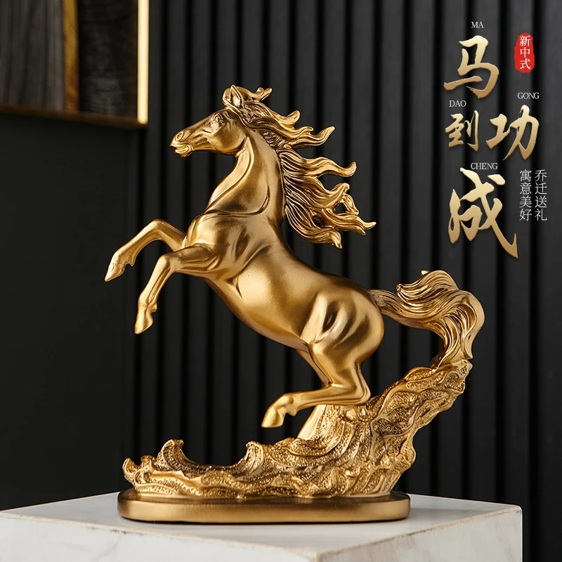 statue-decorative-de-l'annee-du-cheval-2026-sculpture-porte-bonheur-pour-salon-bar-cafe-decoration-de-la-maison-cadeau-parfait-pour-les-couples