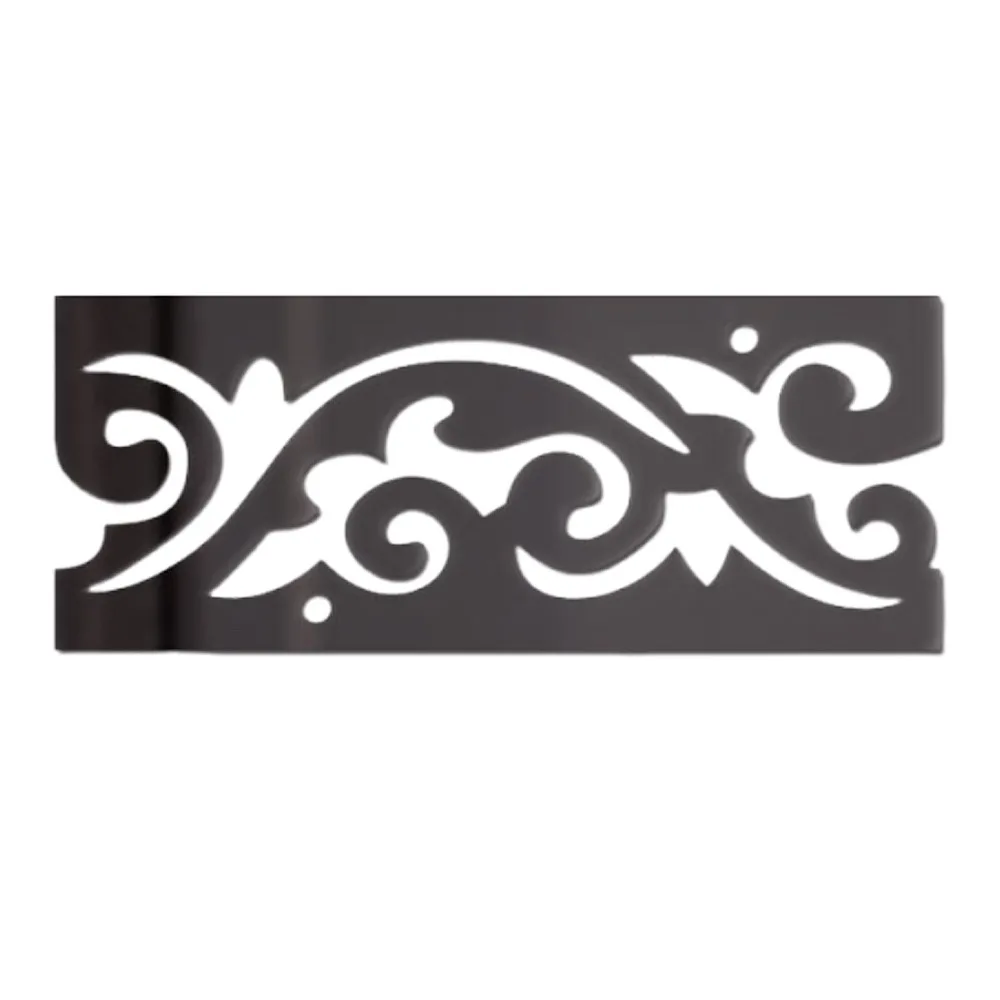Self Adhesive Mirror Waist Line Acrylic Material 3D Design Acrylic Wall Stickers Edge Strip Creative Pattern