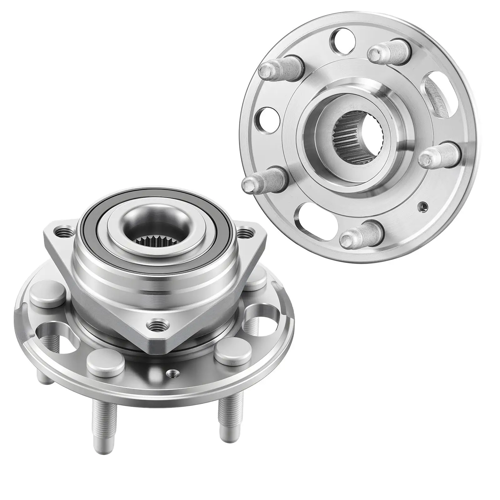 2PCS Front/Rear Wheel Bearing & Hub Assembly Fit for 2020 chevy impala LT for premier Sedan 2017 for equinox LS Sport Utility for Buick regal Cadillac xts Livery Hearse OEM 513288, Wheel Bearing Hub Set