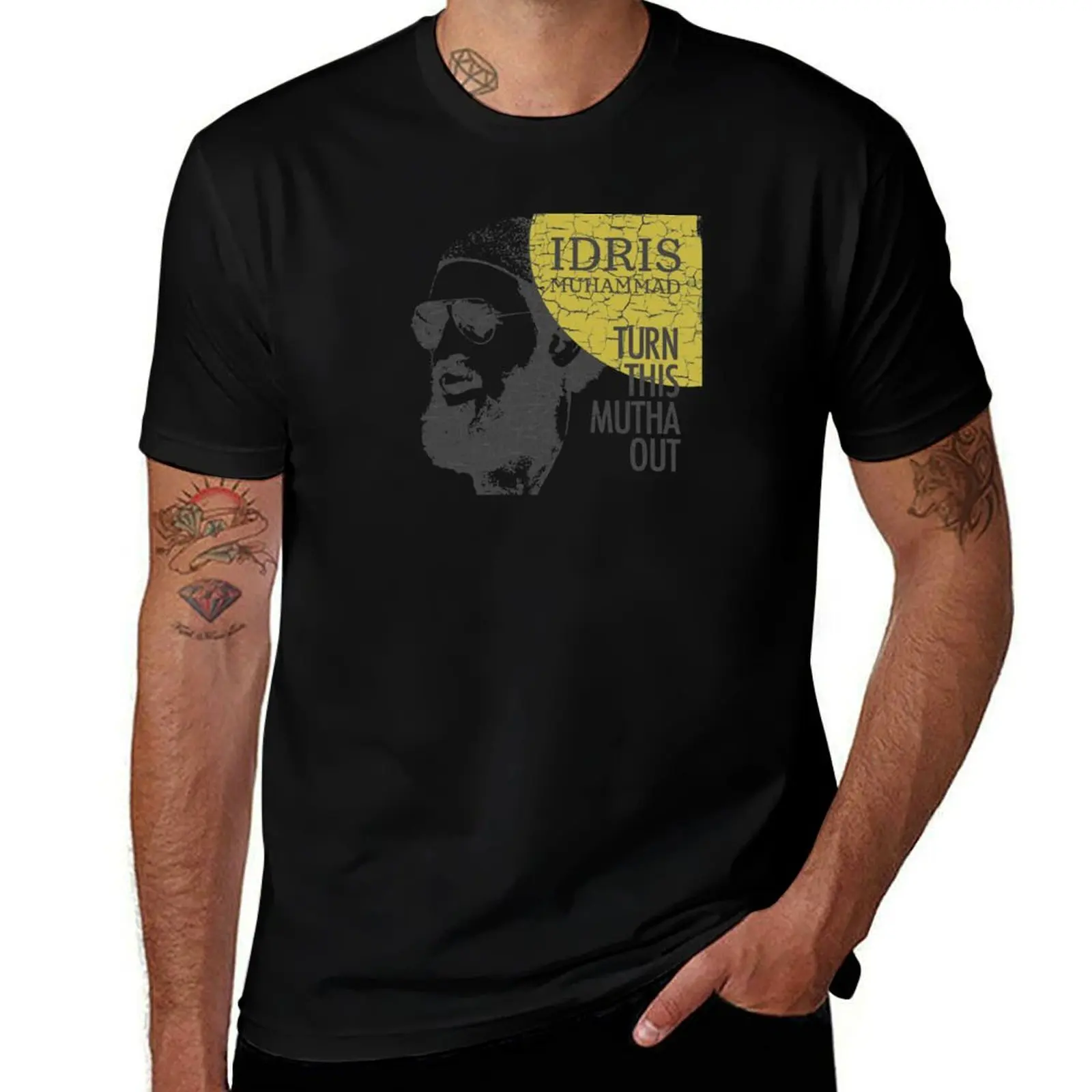 

Idris Muhammad Turn This Mutha Out T-Shirt cotton t shirt pack cotton tshirt 100% t shirts for man graphic tees T-shirt