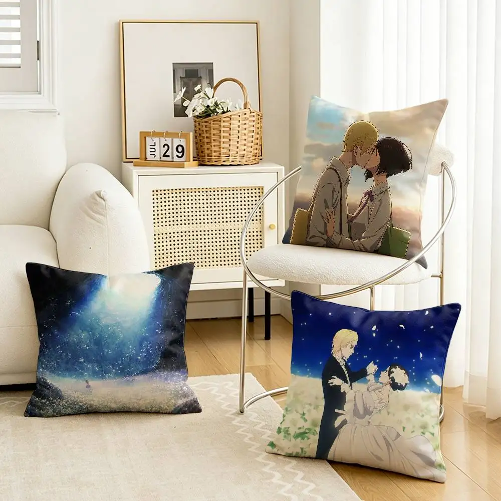 LOVE K-Kit and L-Lili Customizable Square Cushion Cover Double Sided Print Pillow Case