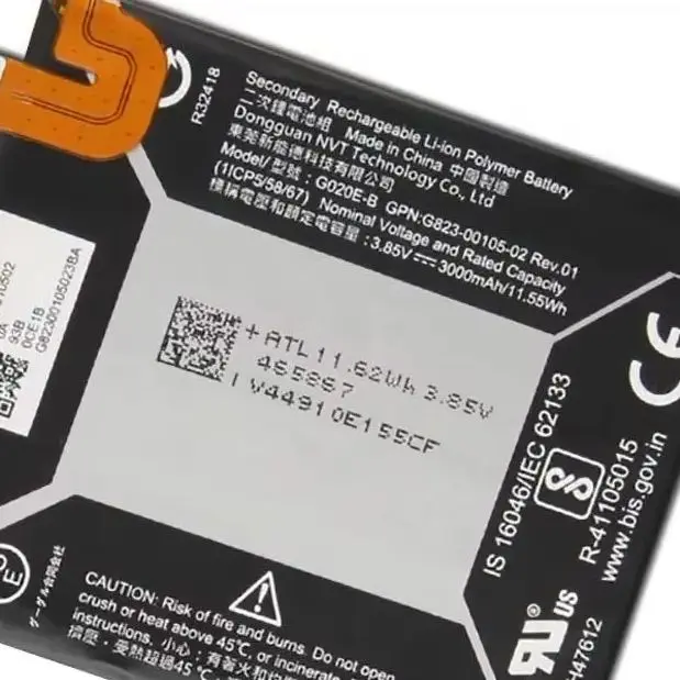 

Аккумулятор высшего качества для Google Pixel 3A Pixel 4 3 Lite G020E-B с длительным сроком службы батареи