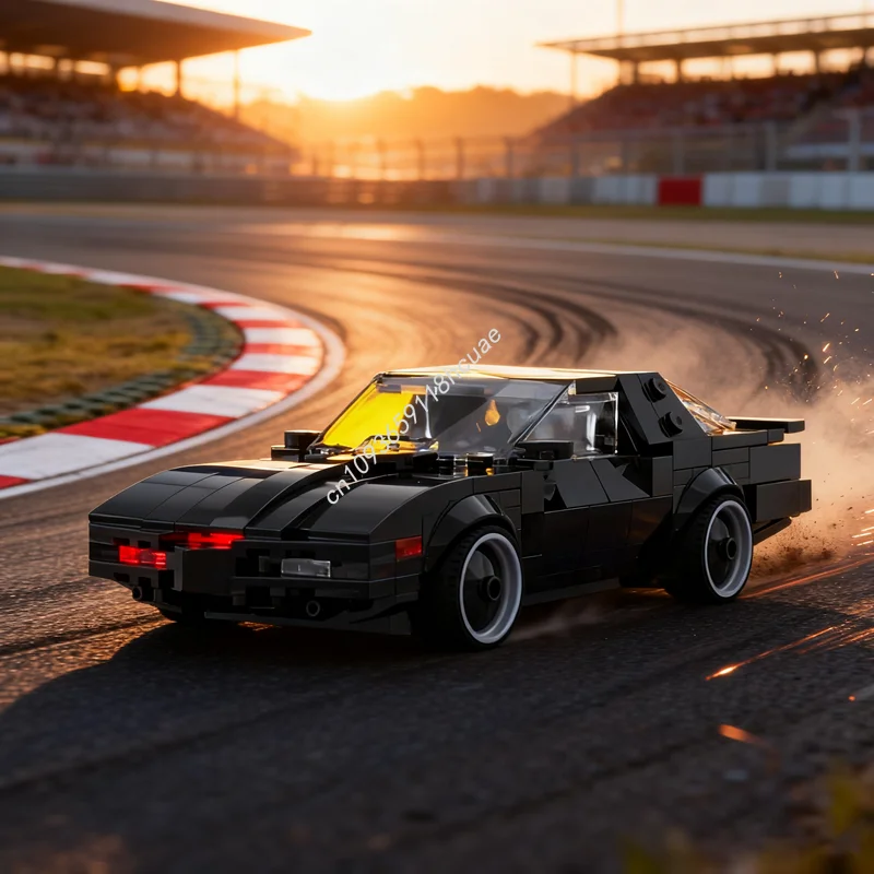 

366pcs MOC Pontiac Firebird Trans Am KITT City Model Building blocks Assemble creative idea Kids Christmas gift toys Birthday