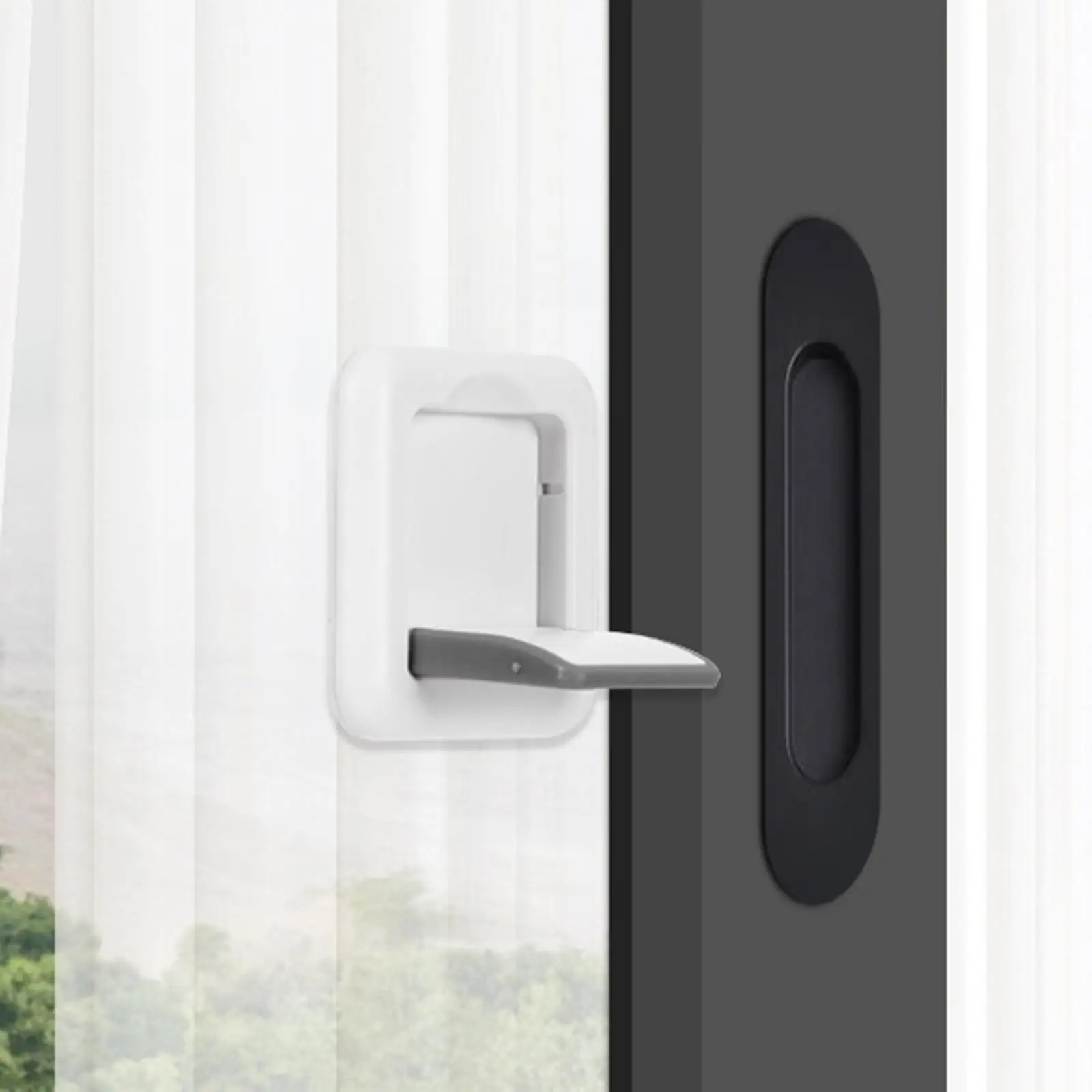 Cerraduras de seguridad para puertas correderas de niños, cerrojo de seguridad para ventanas de sótano, 2 piezas
